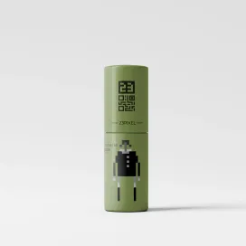 Cylindrical Cosmetic Bottle 08